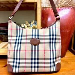 Burberrys Haymarket Vintage shoulder bag